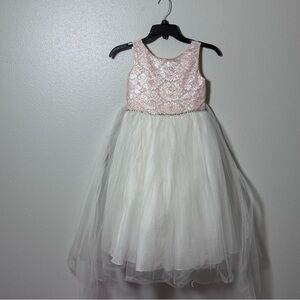 Sophie Young Design Limited Kids Tutu Flower Girl‎ Dress Glittery size 8.